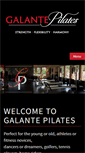 Mobile Screenshot of galantepilates.com