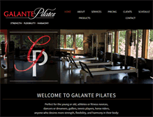 Tablet Screenshot of galantepilates.com